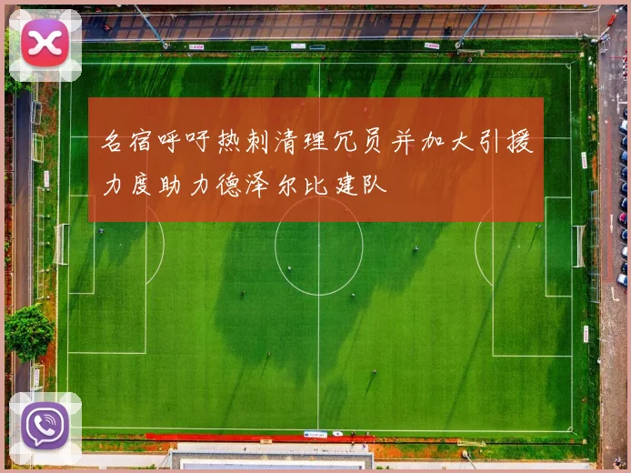 名宿呼吁热刺清理冗员并加大引援力度助力德泽尔比建队